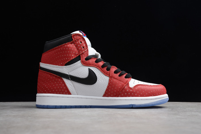 Air Jordan 1 Retro High Spider Man Origin Story 555088-602