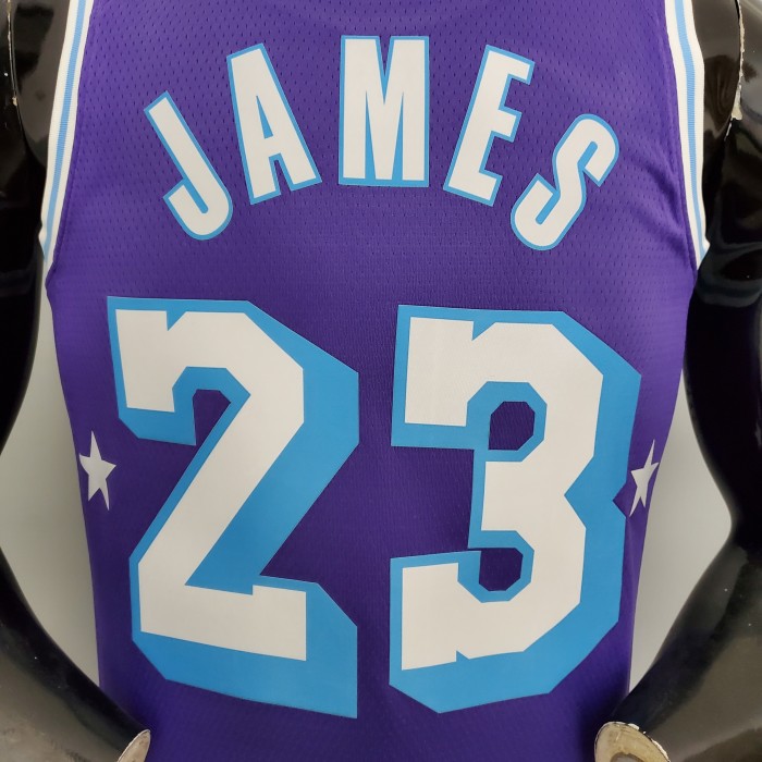 LeBron James Los Angeles Lakers 2021/22 City Edition Swingman Jersey Purple
