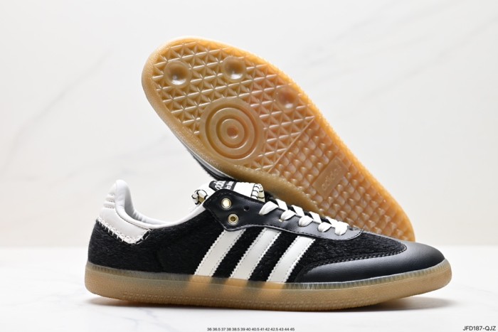 adidas x Wales Bonner Samba Pony Black Cream White Gum IE0580