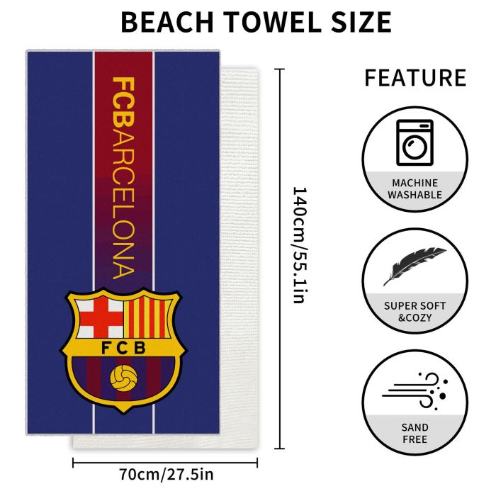 Football F.Cs Towel Microfiber Beach Towel Absorbent Quick dry Soft Yoga Swimming Resort Mountain Climbing Towel