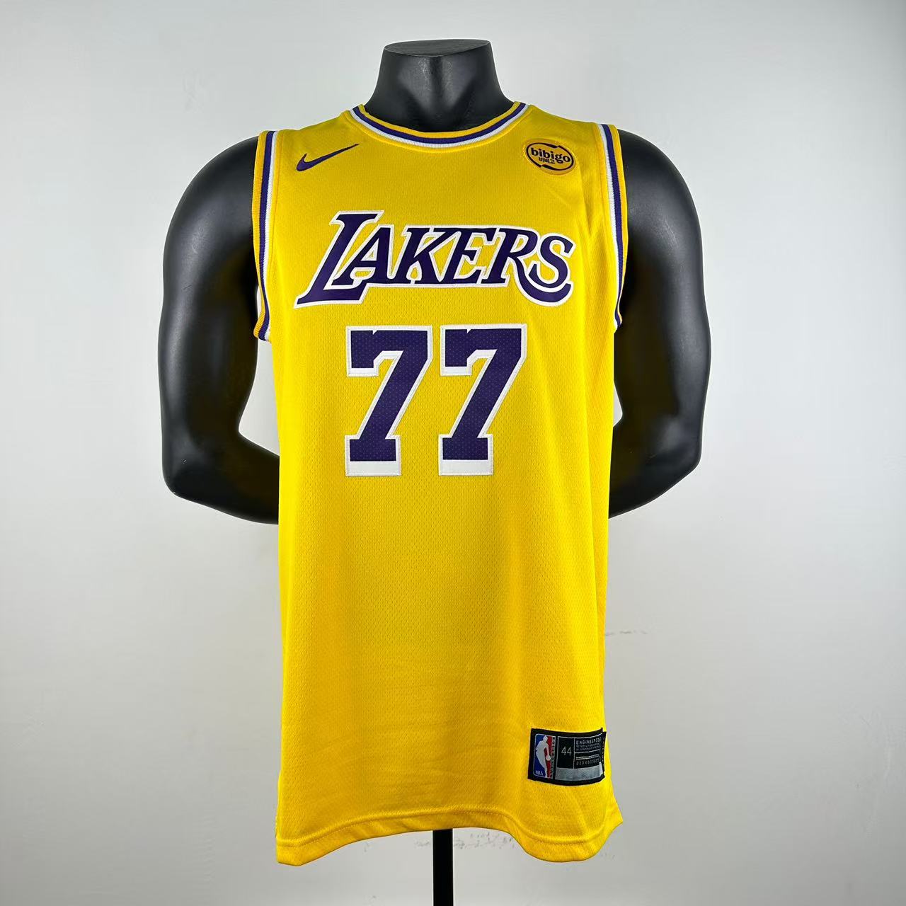 Luka Dončić Los Angeles Lakers Swingman Jersey Yellow