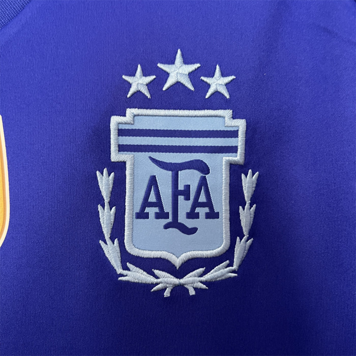 Argentina 2024 Copa America Away Man Jersey With FIFA World Cup badge