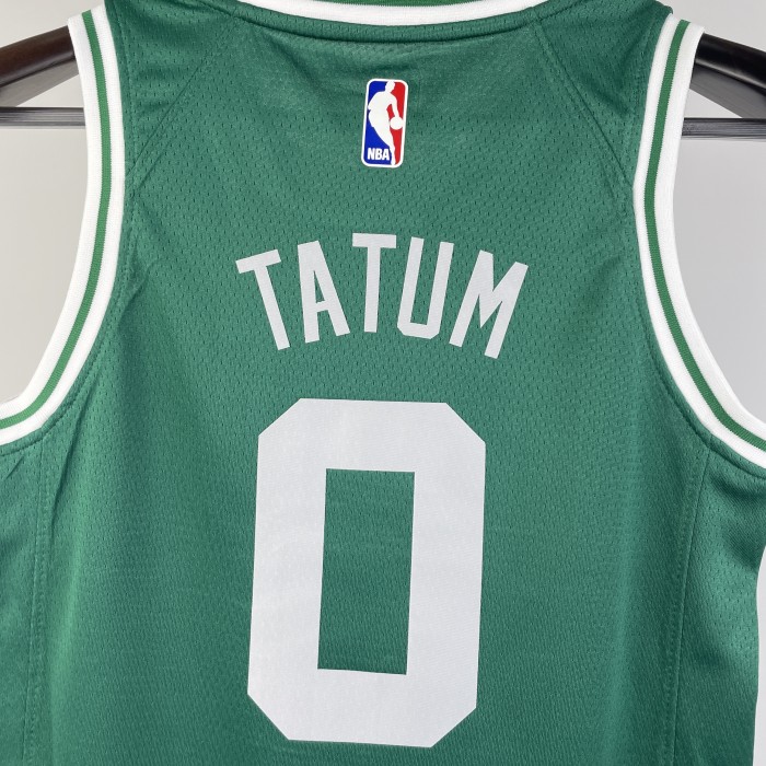 Boston Celtics KIds Jersey White Icon Edition NO.0 TATUM