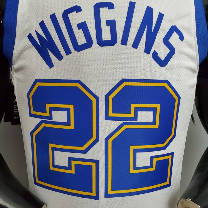 Andrew Wiggins Golden State Warriors Retro Version Swingman Jersey White
