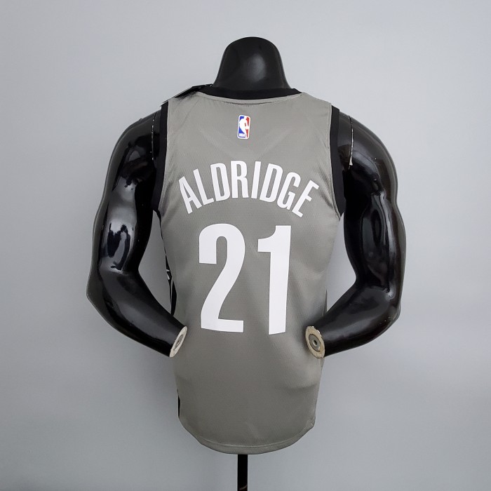 LaMarcus Aldridge Brooklyn Nets Swingman Jersey Gray