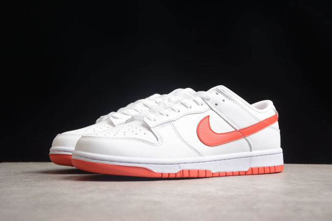 SB Dunk Low Retro White Picante Red Sneakers DV0831-103