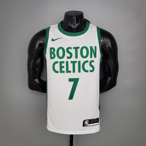 Jaylen Brown Boston Celtics City Edition Swingman Jersey White
