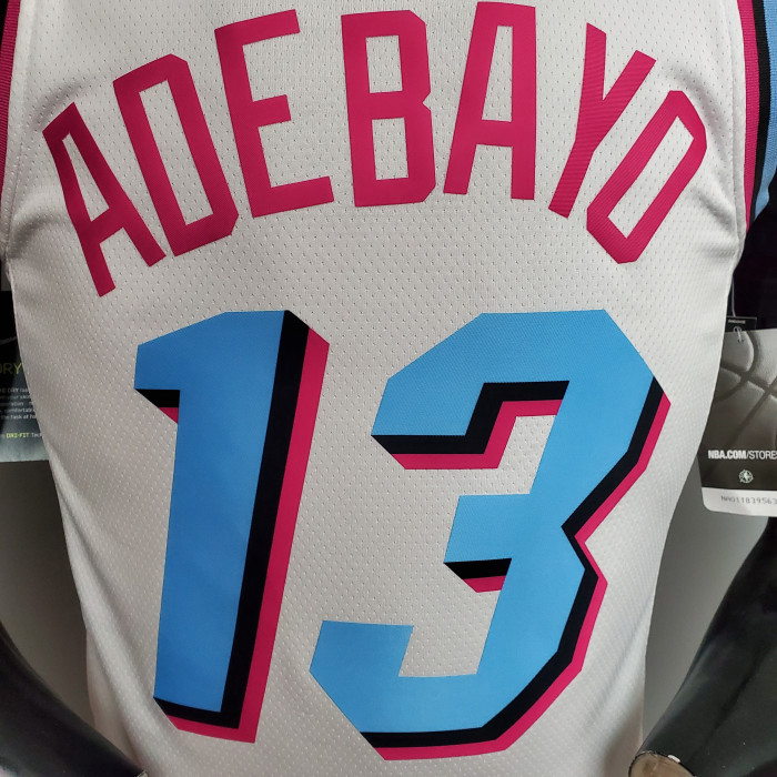 Bam Adebayo Miami Heat Swingman Jersey White