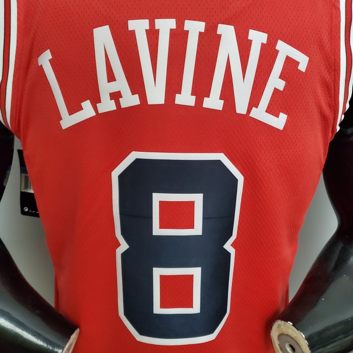 Zach LaVine Chicago Bulls Swingman Jersey Red