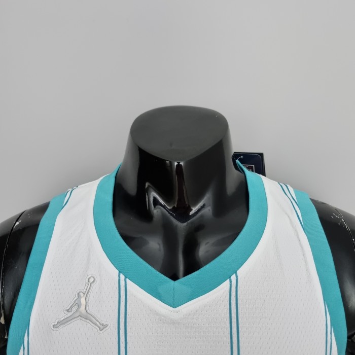 LaMelo Ball Charlotte Hornets 75th Anniversary Swingman Jersey White