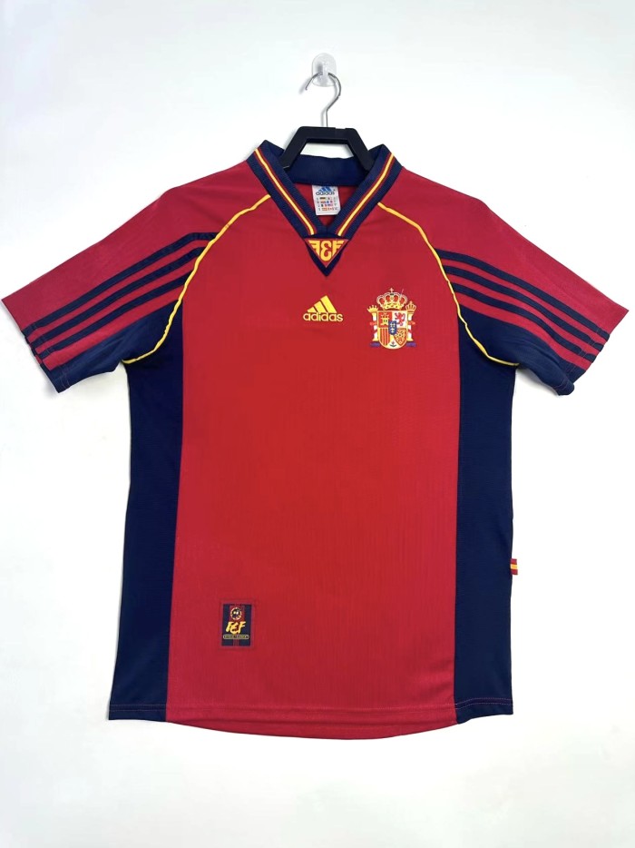 Spain Home Retro Jersey 1998