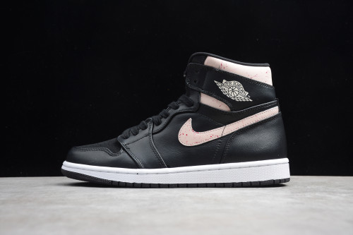 Air Jordan 1 Retro High PRM Black Silt Red AQ9131 001