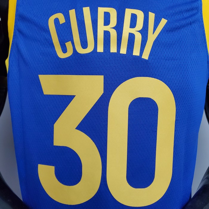 Stephen Curry Golden State Warriors Swingman Jersey Retro Blue