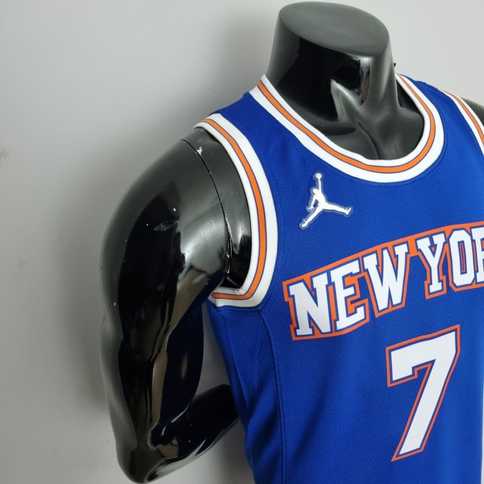 Carmelo Anthony New York Knicks 75th Anniversary Swingman Jersey Blue