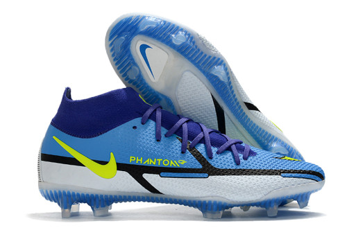Nike Phantom GT2 Elite FG Motivation Pack High Blue For Mens Soccer Cleats Football Boots