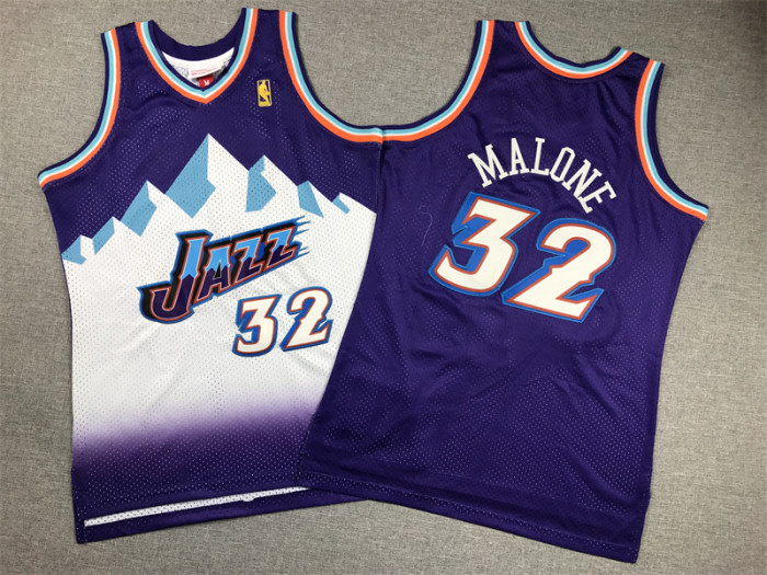 Utah Jazz KIds Jersey Purple Vintage Edition 96/97 NO.32 MALONE