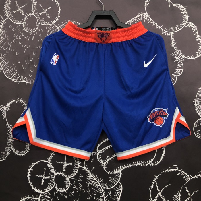 New York Knicks Game-Used Blue Shorts  18/19 Season