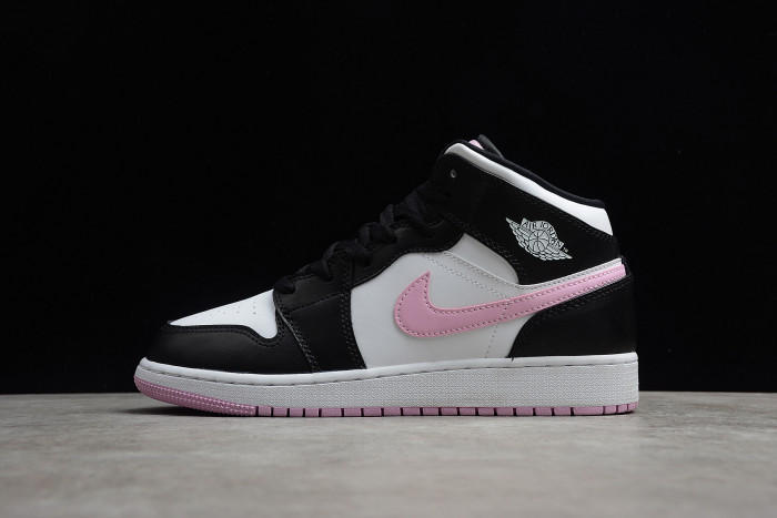 Air Jordan 1 Mid GS White Arctic Pink 555112-103