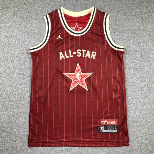 All-Star Kids Jersey Red special edition 2024 NO.30 CURRY
