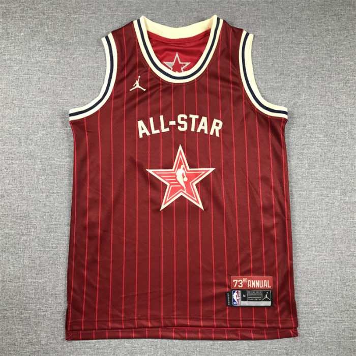All-Star Kids Jersey Red special edition 2024 NO.30 CURRY