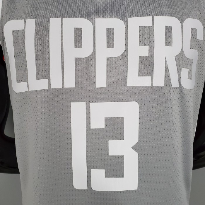Paul George LA Clippers Bonus Edition Swingman Jersey Gray