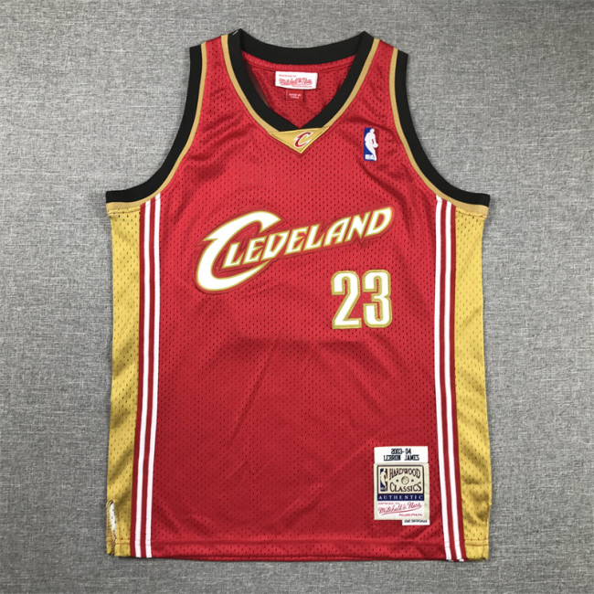 Cleveland Cavaliers Kids Jersey Red Classics Edition 2007 NO.23 JAMES