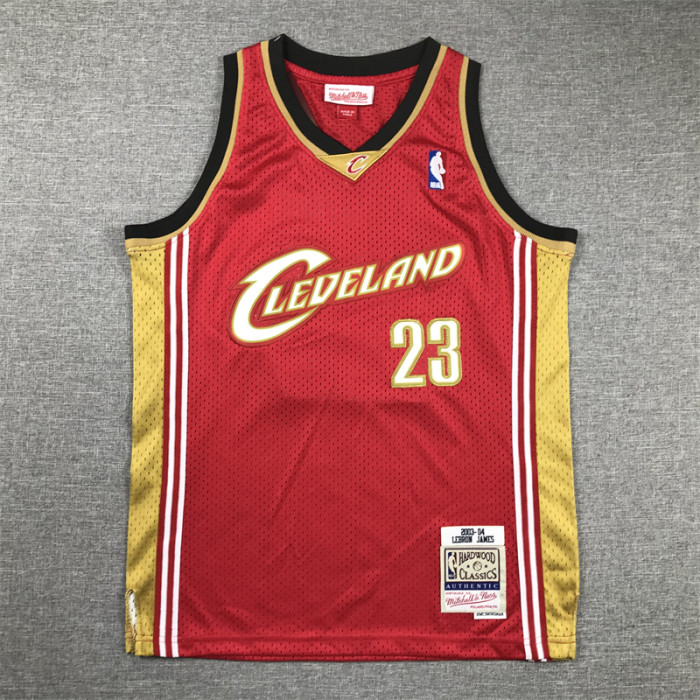 Cleveland Cavaliers Kids Jersey Red Classics Edition 2007 NO.23 JAMES