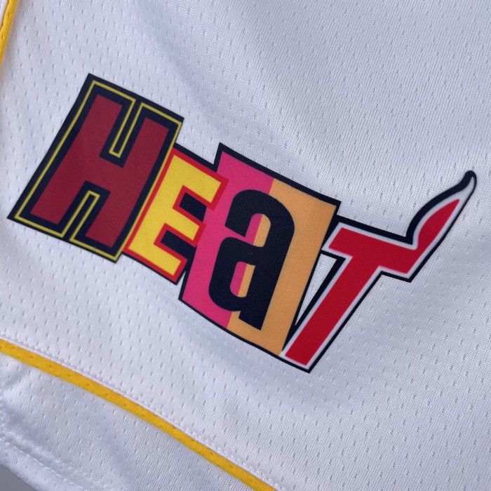 Miami Heat  Basketball  Shorts  Association Edition Black 2023