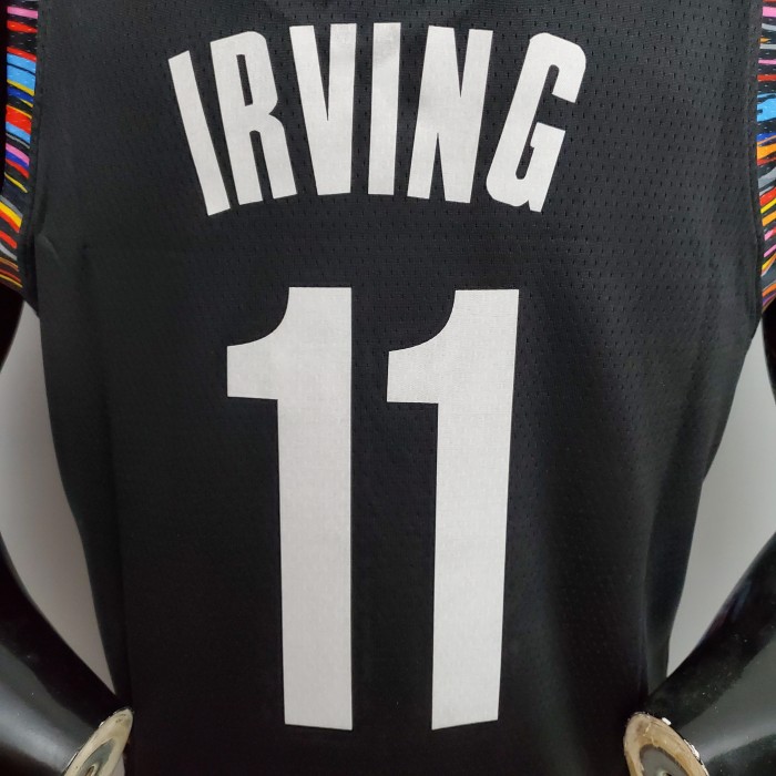 Kyrie Irving Brooklyn Nets City Version Swingman Jersey Black