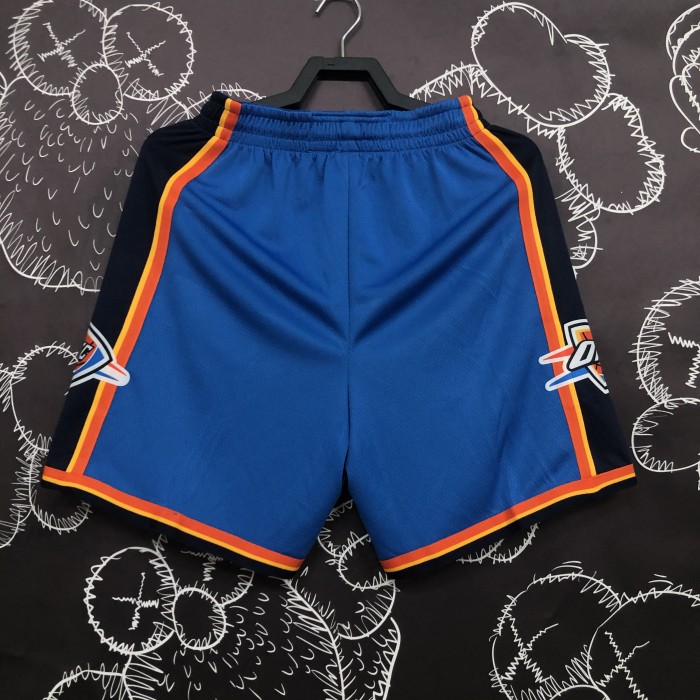 Oklahoma City Thunder   Basketball  Shorts Blue 2024