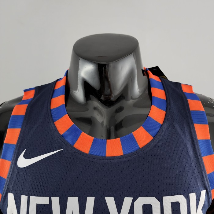 Derrick Rose New York Knicks Striped Swingman Jersey