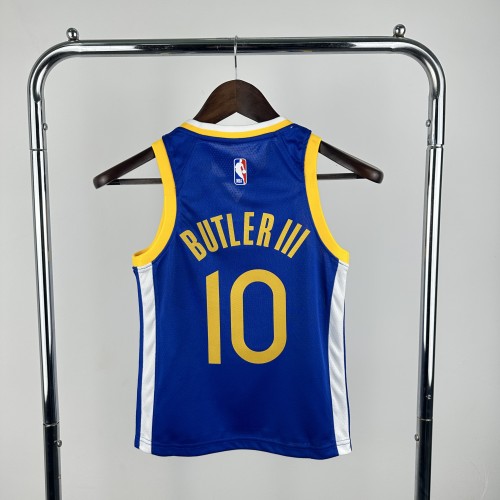 Golden State Warriors  Kids Jersey Blue Icon Edition 22/23 NO.10 BUTLERIII