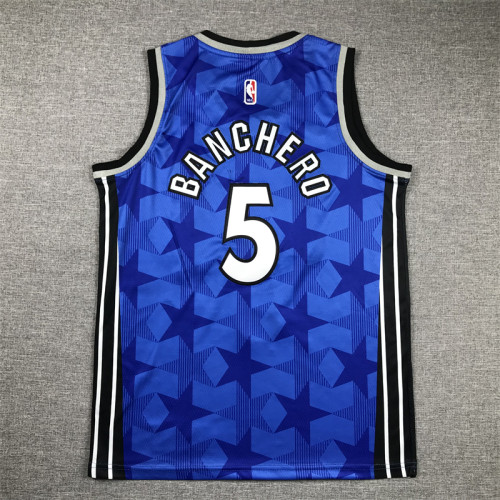 Orlando Magic Kids Jersey Blue Classic Edition 23/24 NO.5 BANCHERO