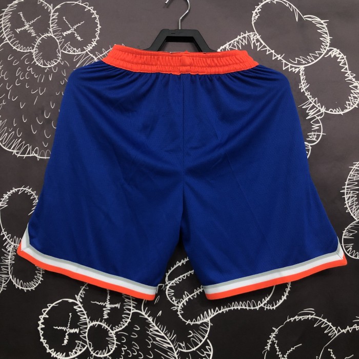 New York Knicks Game-Used Blue Shorts  18/19 Season