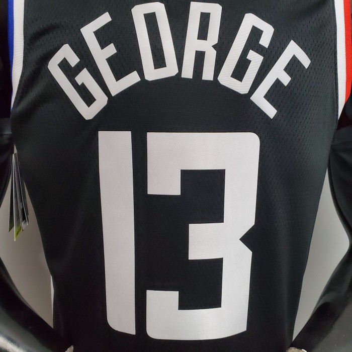 Paul George LA Clippers Swingman Jersey Black