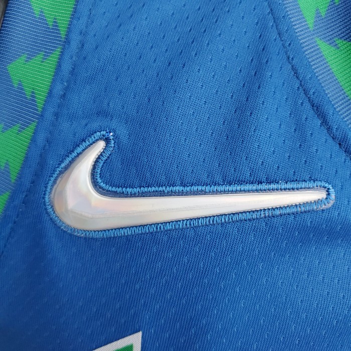 Anthony Edwards Minnesota Timberwolves 75th Anniversary 2022 Swingman Jersey Blue