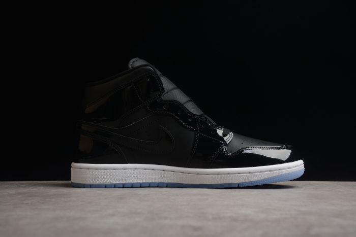 Air Jordan 1 Mid GS Deep Black