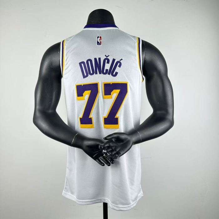 Luka Dončić Los Angeles Lakers Swingman Jersey White