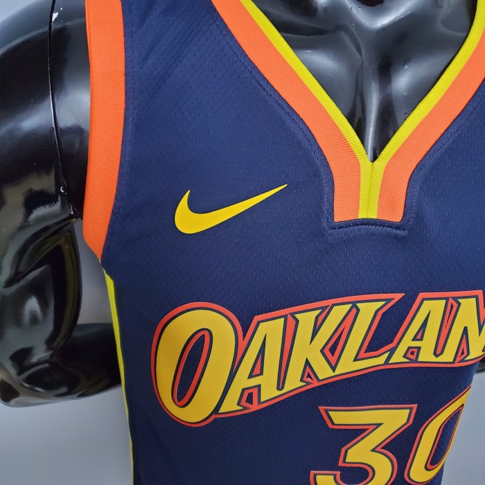 Stephen Curry Golden State Warriors City Edition Swingman Jersey Royal Blue