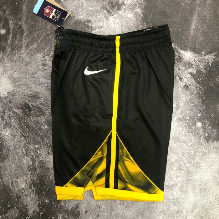 Golden State  Black Basketball Shorts City Edition 23seasom