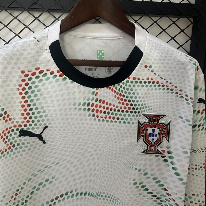 Portugal Euro 2025 Away Long Sleeve Man Jersey
