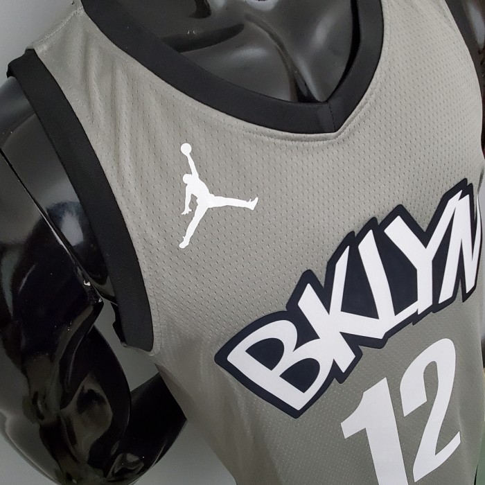 Joe Harris Brooklyn Nets Flying Man Swingman Jersey Gray
