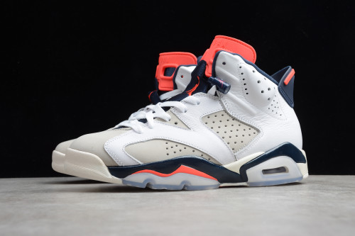 Air Jordan 6 Retro Tinker White Infrared Grey 384664-104