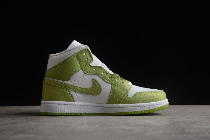 Nike - Air Jordan 1 Mid Green Python