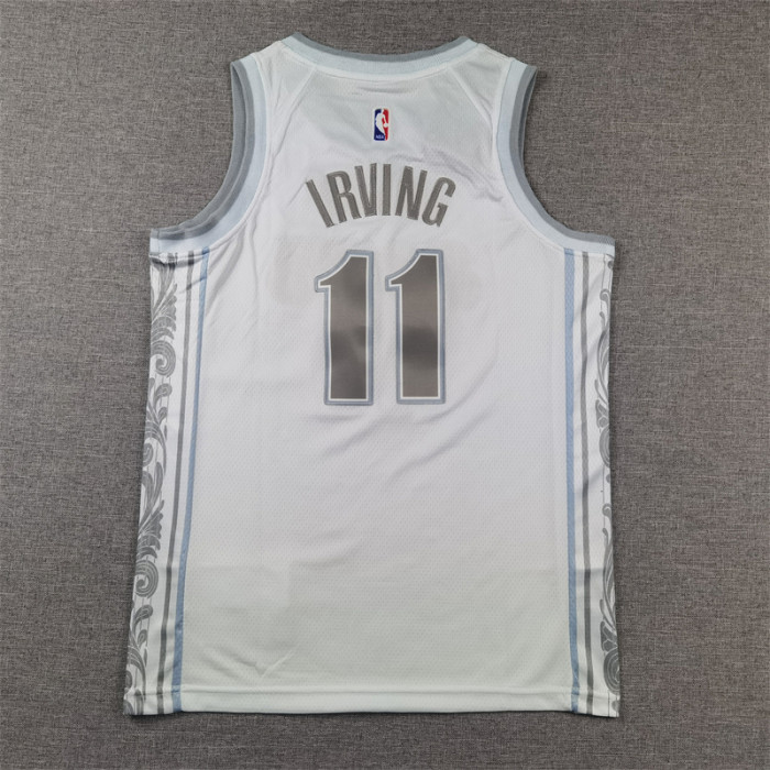 Dallas Mavericks Kid Jersey White City Edition 24/25 NO.11 IRVING