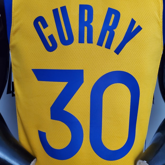Stephen Curry Golden State Warriors Swingman Jersey Yellow