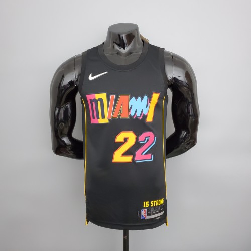 Jimmy Butler Miami Heat 2022 City Edition Swingman Jersey Black