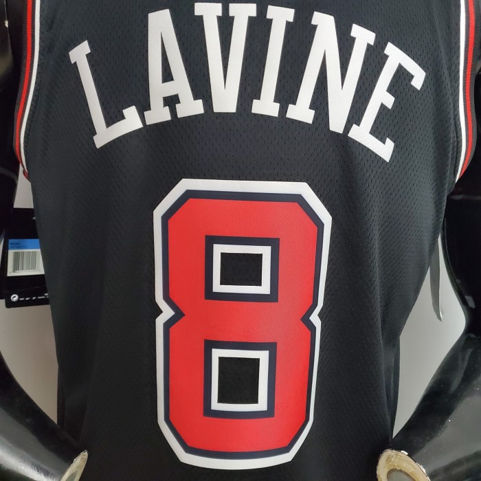Zach LaVine Chicago Bulls Swingman Jersey Black