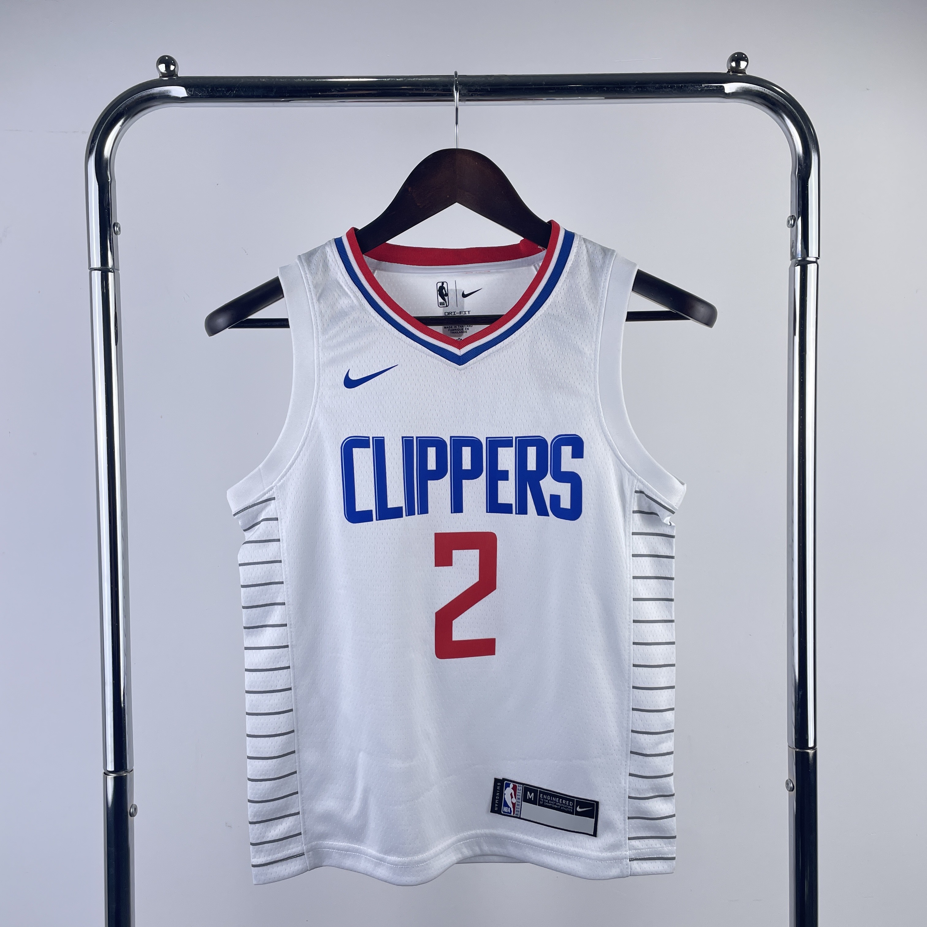 LA Clippers  Kids Basketball Jersey White Icon Edition No.2 LEONARO