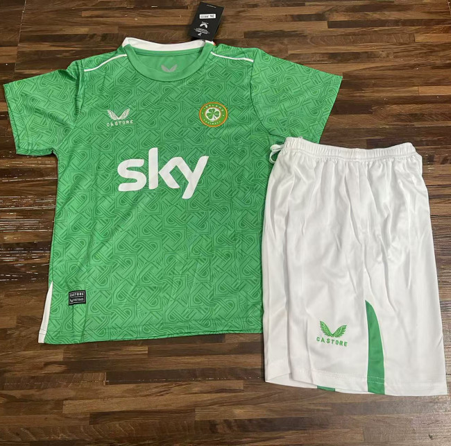 Ireland Euro 2024 Home Kids Suit